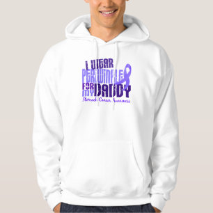I Wear Periwinkle Daddy 6.4 Stomach Cancer Hoodie