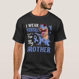 I Wear Periwinkle For My Brother Stomach Cancer Aw T-Shirt