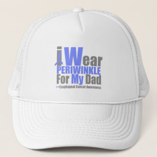 I Wear Periwinkle For My Dad Oesophageal Cancer Trucker Hat