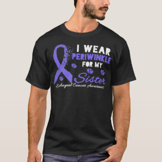 I wear Periwinkle for my Sister Esophageal Cancer T-Shirt