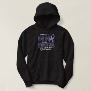 I Wear Periwinkle For Oesophageal Cancer Awareness Hoodie