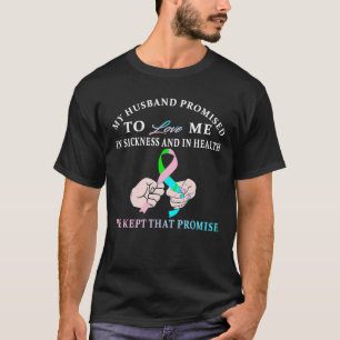 I Wear Pink and Teal For BRCA Awareness Warrior T  T-Shirt