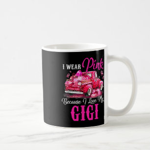 I Wear Pink Because I Love My Step Mum Truck Breas Coffee Mug
