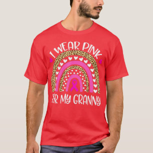 I Wear Pink For Granny Breast Cancer Month Support T-Shirt