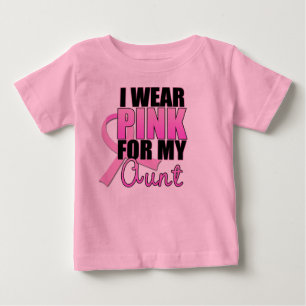 I Wear Pink for My Aunt Baby T-Shirt