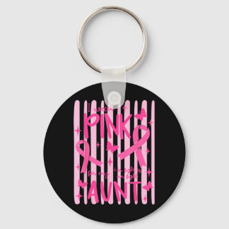 I Wear Pink For My Aunt Pink Ribbon Key Ring