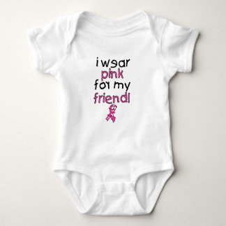 I Wear Pink for My Friend ($18.95) Baby Bodysuit