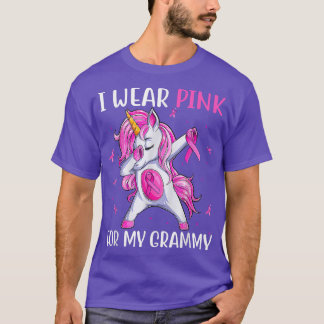 I Wear Pink For My Grammy Breast Cancer Awareness  T-Shirt