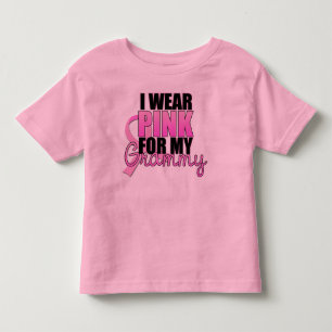 I Wear Pink for My Grammy - Breast Cancer Toddler T-Shirt
