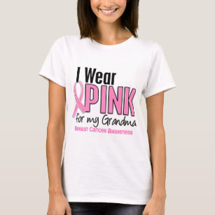 I Wear Pink For My Grandma 10 Breast Cancer T-Shirt