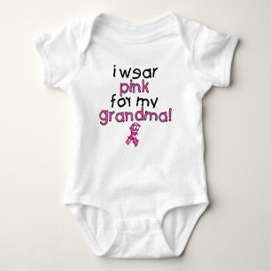 I Wear Pink for My Grandma ($18.95) Baby Bodysuit