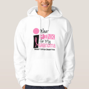 I Wear Pink For My Grandma 9 Breast Cancer Hoodie