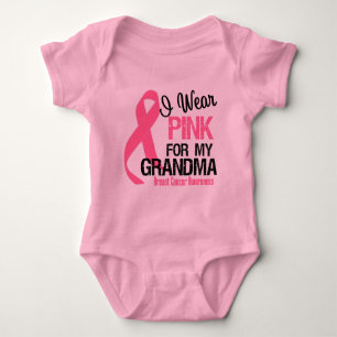 I Wear Pink For My Grandma Baby Bodysuit