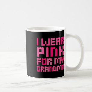 I Wear Pink For My Grandma Block Building Boys Bre Coffee Mug
