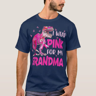 I Wear Pink For My Grandma Breast Cancer Awareness T-Shirt