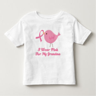 I Wear Pink For My Grandma Toddler T-Shirt