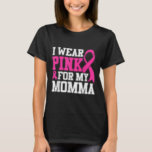 I Wear Pink For My Momma Breast Cancer Awareness T T-Shirt