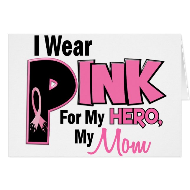 I Wear Pink For My Mum 19 BREAST CANCER (Front Horizontal)