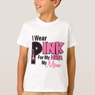 I Wear Pink For My Mum 19 BREAST CANCER T-Shirt