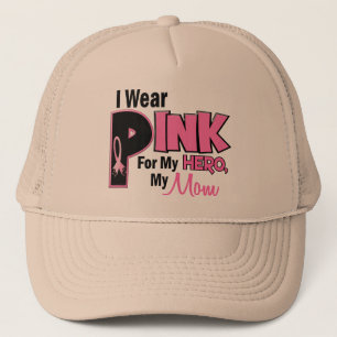 I Wear Pink For My Mum 19 BREAST CANCER Trucker Hat