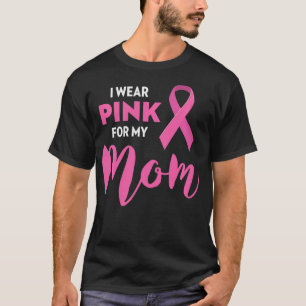 I Wear Pink For My Mum Awareness Shirt Long Sleeve