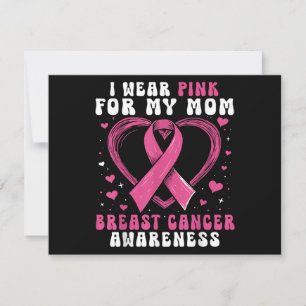I Wear Pink For My Mum Breast Cancer Awareness Sup
