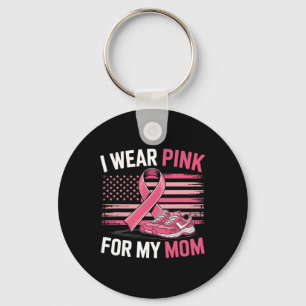 I Wear Pink For My Mum Sneakers Usa Flag Kids Mens Key Ring