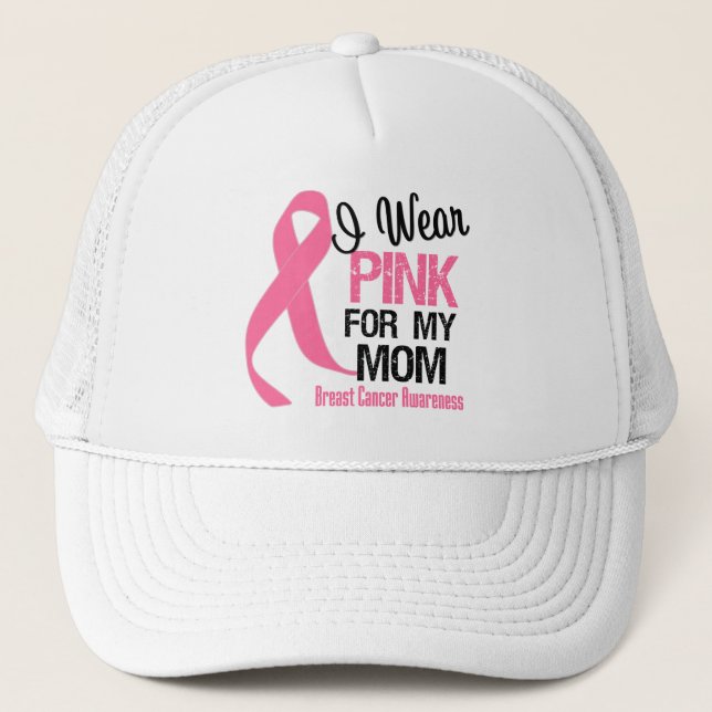 I Wear Pink For My Mum Trucker Hat (Front)