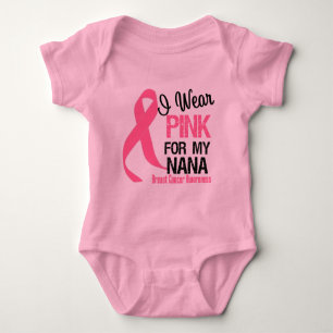 I Wear Pink For My Nana Baby Bodysuit