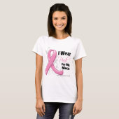 I Wear Pink For My Niece - Breast Cancer Awareness T-Shirt (Front Full)