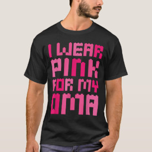 I Wear Pink For My Oma Block Building Boys Kid Bre T-Shirt