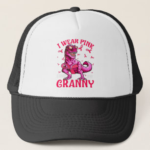 I Wear Pink In Memory Of My Granny Breast Cancer Trucker Hat