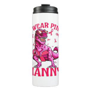 I Wear Pink In Memory Of My Nanny Breast Cancer Thermal Tumbler