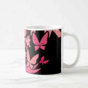 I Wear Pink Love My Grandma Breast Cancer Awarenes Coffee Mug