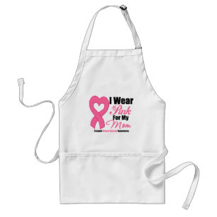 I Wear Pink Ribbon For My Mum Standard Apron