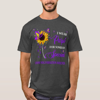 I Wear Purple For Chiari Malformation Awareness Su T-Shirt