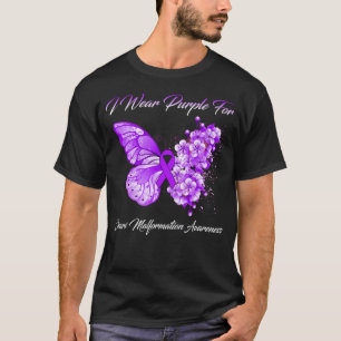 I Wear Purple For Chiari Malformation Awareness T-Shirt