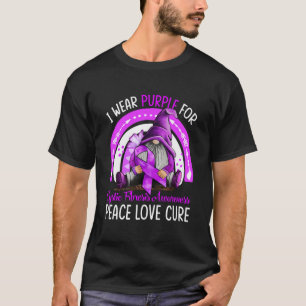 I Wear Purple For Cystic Fibrosis Awareness T-Shirt