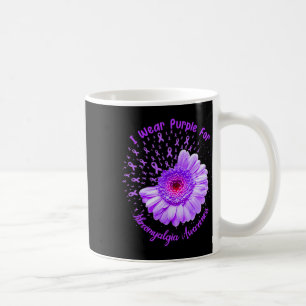 I Wear Purple For Fibromyalgia Awareness Survivor Coffee Mug