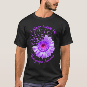I Wear Purple For Fibromyalgia Awareness Survivor T-Shirt
