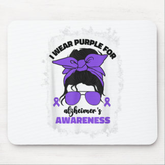 I Wear Purple For Heimers Awareness Month Heimer _ Mouse Pad