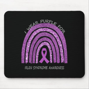 I Wear Purple For Irlen Syndrome Awareness Mouse Pad