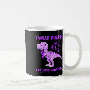I Wear Purple For Lupus Awareness Toddler Kids Coffee Mug
