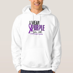 I Wear Purple For ME 10 Fibromyalgia Hoodie