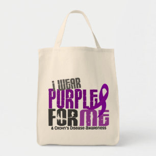 I Wear Purple For ME 6 Crohn’s Disease Tote Bag
