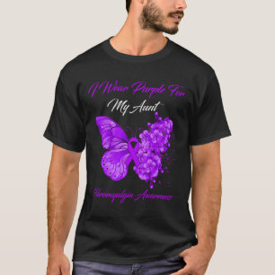 I Wear Purple For My Aunt Fibromyalgia Awareness 1 T-Shirt