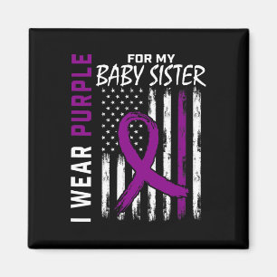 I Wear Purple For My Baby Epilepsy Awareness Magnet