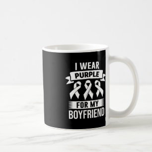 I Wear Purple For My boyfriend Overdose Awareness Coffee Mug