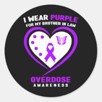 I Wear Purple For My Brother In Law Overdose Aware