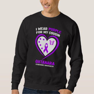 I Wear Purple for My Cousin Ohtahara Syndrome Awar Sweatshirt